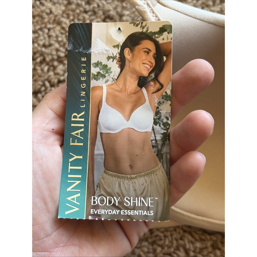 Vanity Fair Body Shine Full Coverage Underwire Contour Bra 75298 Nude Beige 34B - Picture 12 of 12